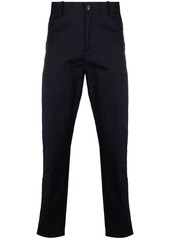 Moncler logo-patch tapered-leg trousers