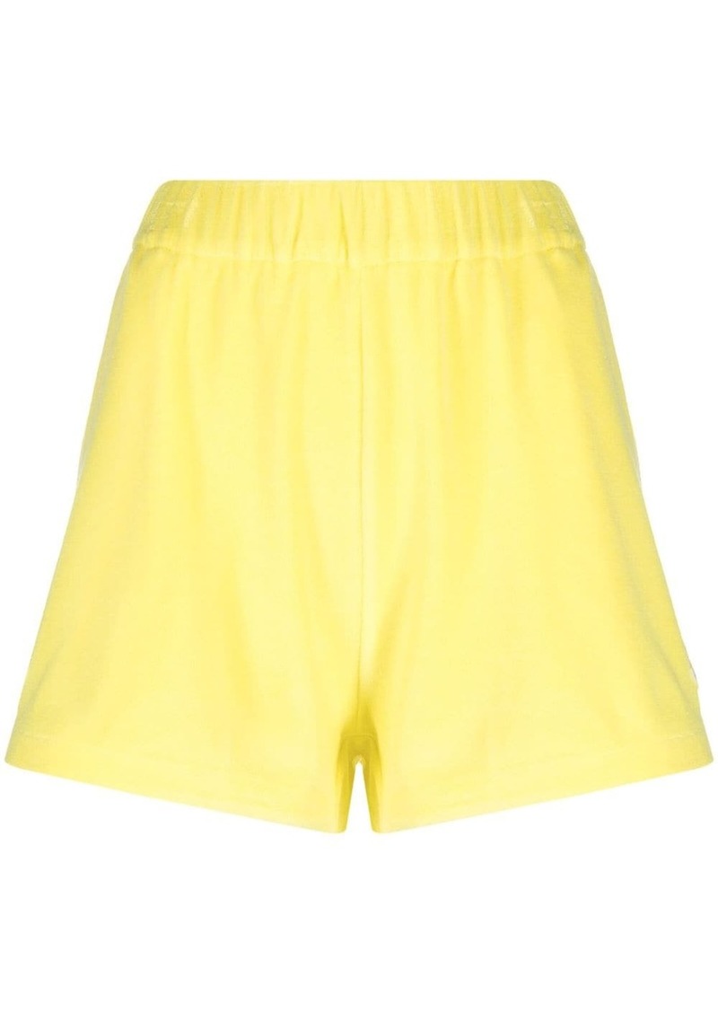 Moncler logo-patch terry-cloth shorts