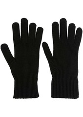 Moncler logo-patch virgin-wool gloves