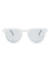 Moncler logo-plaque round-frame sunglasses