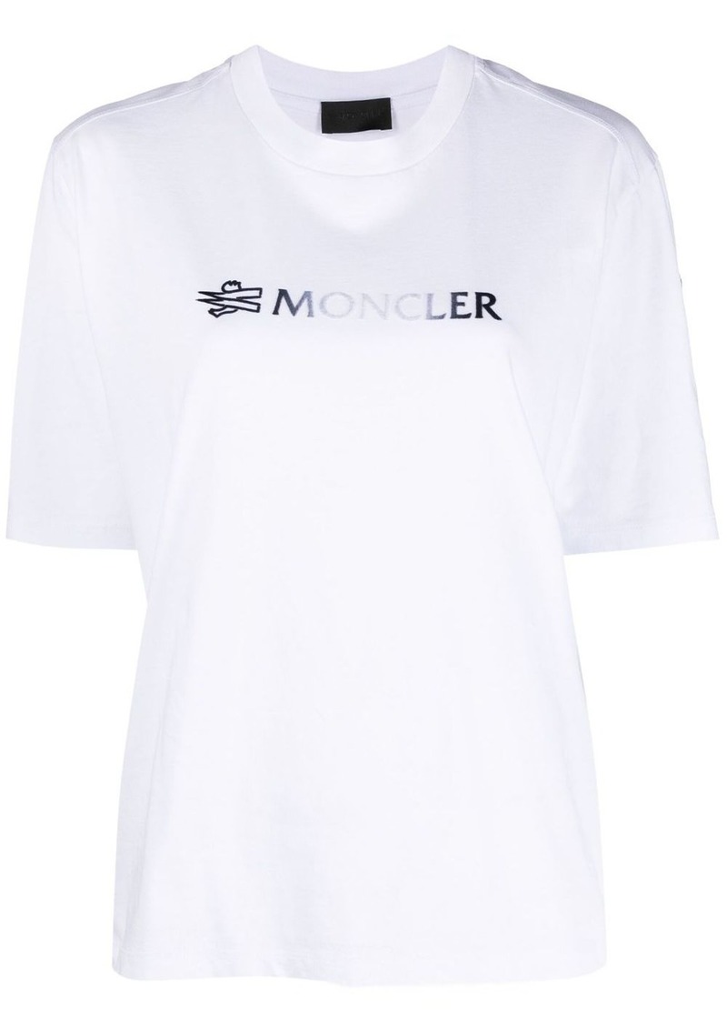 Moncler logo-print cotton T-shirt