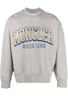 Moncler logo-print crew-neck jumper