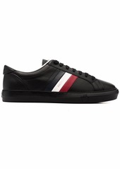 Moncler logo-print leather sneakers