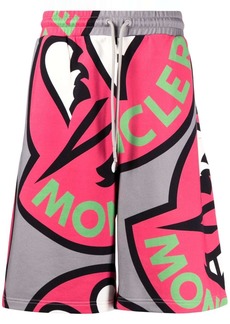 Moncler logo-print shorts