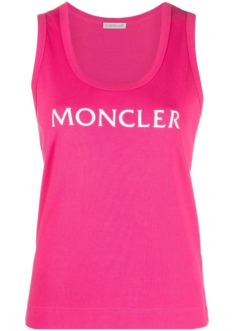 Moncler logo-print tank top