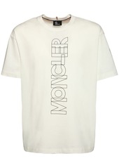 Moncler Logo Printed Cotton Jersey T-shirt