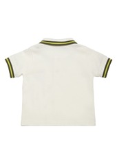 Moncler Logo Stretch Cotton Blend Polo