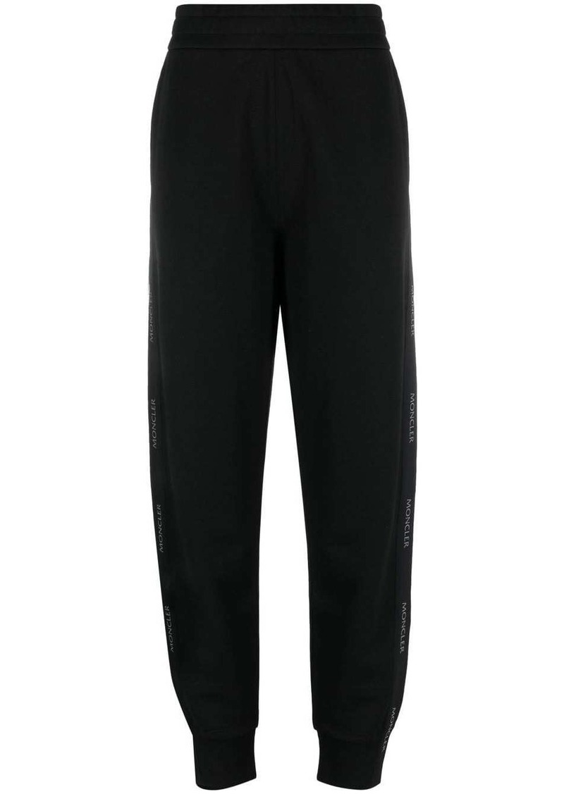 Moncler logo-trim cotton track pants