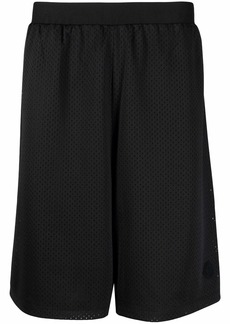 Moncler logo-waistband mesh shorts