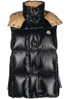 Moncler Luzule bi-colour padded vest