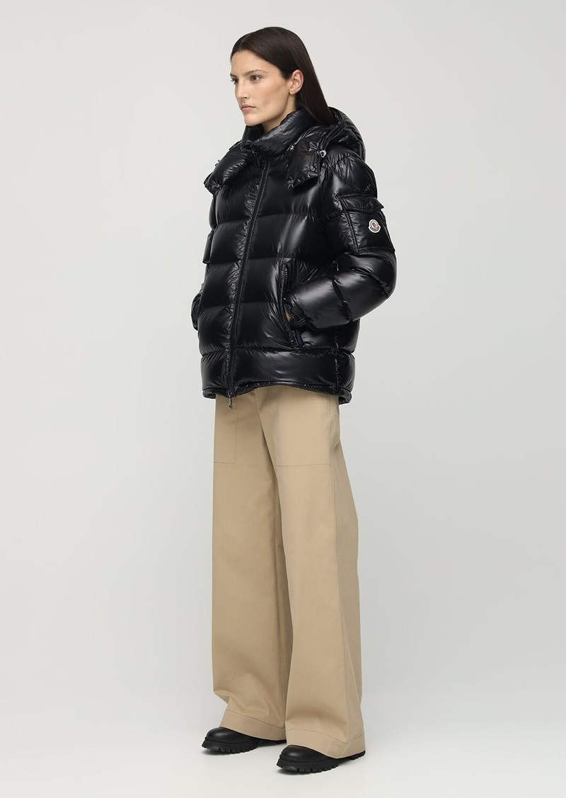 moncler maire shiny puffer jacket