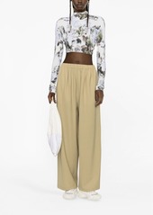 Moncler mid-rise wide-leg trousers