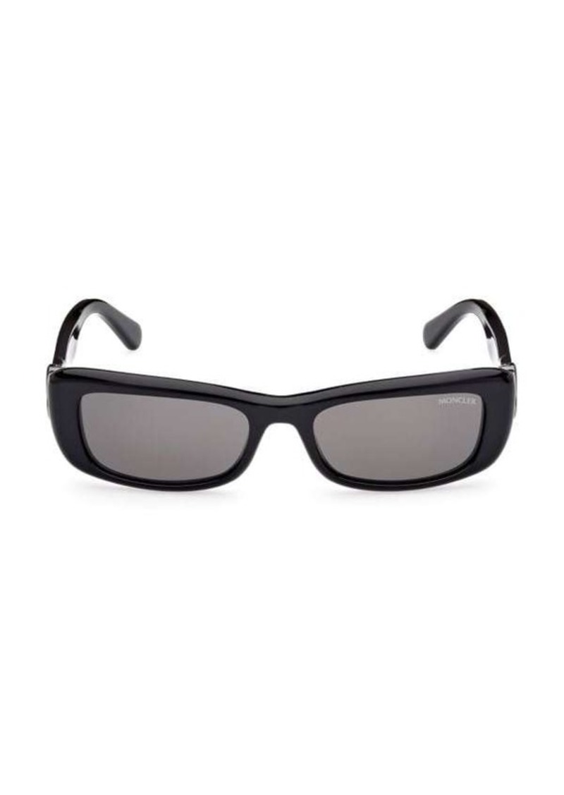 Moncler Minuit 55MM Rectangle Sunglasses