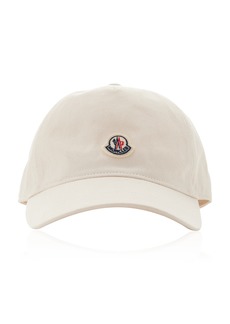 Moncler - Cotton Baseball Cap - White - OS - Moda Operandi