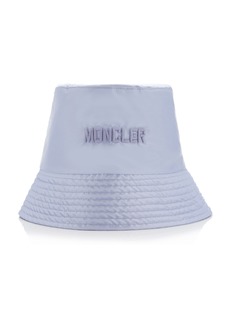 Moncler - Embroidered Nylon Bucket Hat - Purple - M - Moda Operandi