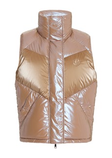 Moncler - Faucille Iridescent Down Vest - Metallic - 4 - Moda Operandi