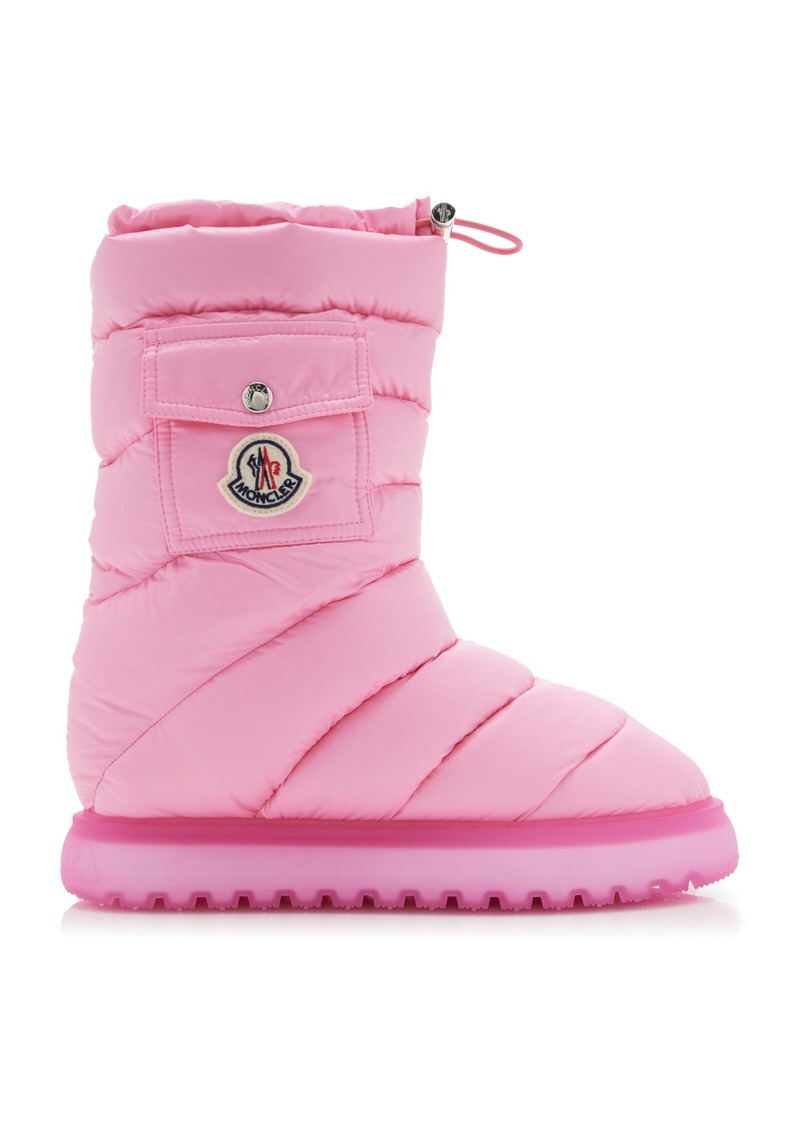 Moncler - Gaia Mid-Length Down-Nylon Snow Boots - Pink - IT 39 - Moda Operandi