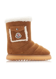 Moncler - Gaia Pocket-Detailed Suede Ankle Boots - Tan - IT 40 - Moda Operandi