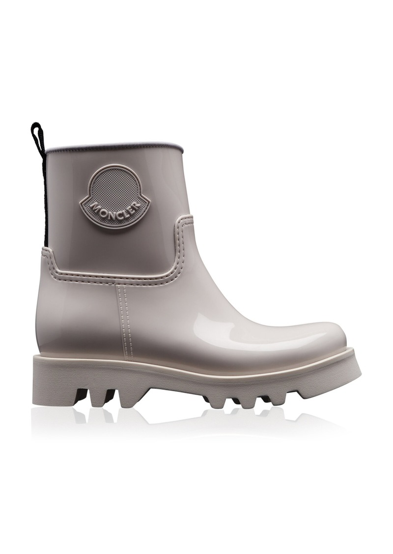 Moncler - Ginette Rubber Rain Boots - Grey - IT 37 - Moda Operandi