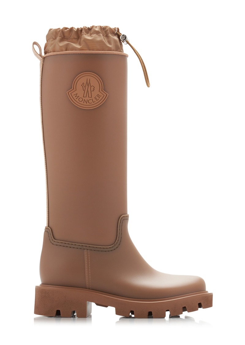 Moncler - Kickstream Rubber Rain Boots - Brown - IT 39 - Moda Operandi