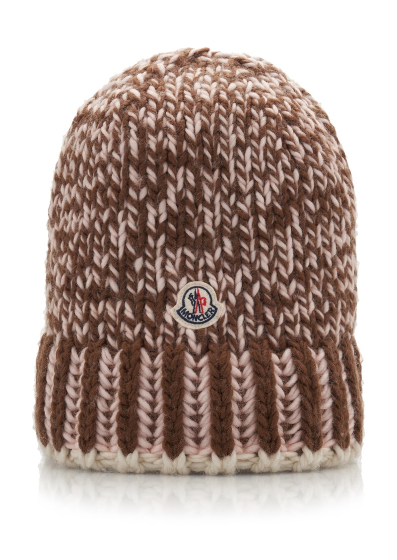 Moncler - Knit Beanie - Brown - OS - Moda Operandi