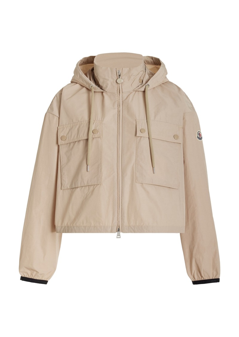 Moncler - Leda Cropped Tech-Poplin Parka Jacket - Neutral - 4 - Moda Operandi