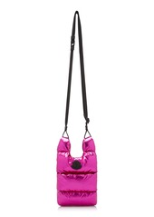 Moncler - Legere Small Metallic-Nylon Crossbody Bag - Pink - OS - Moda Operandi