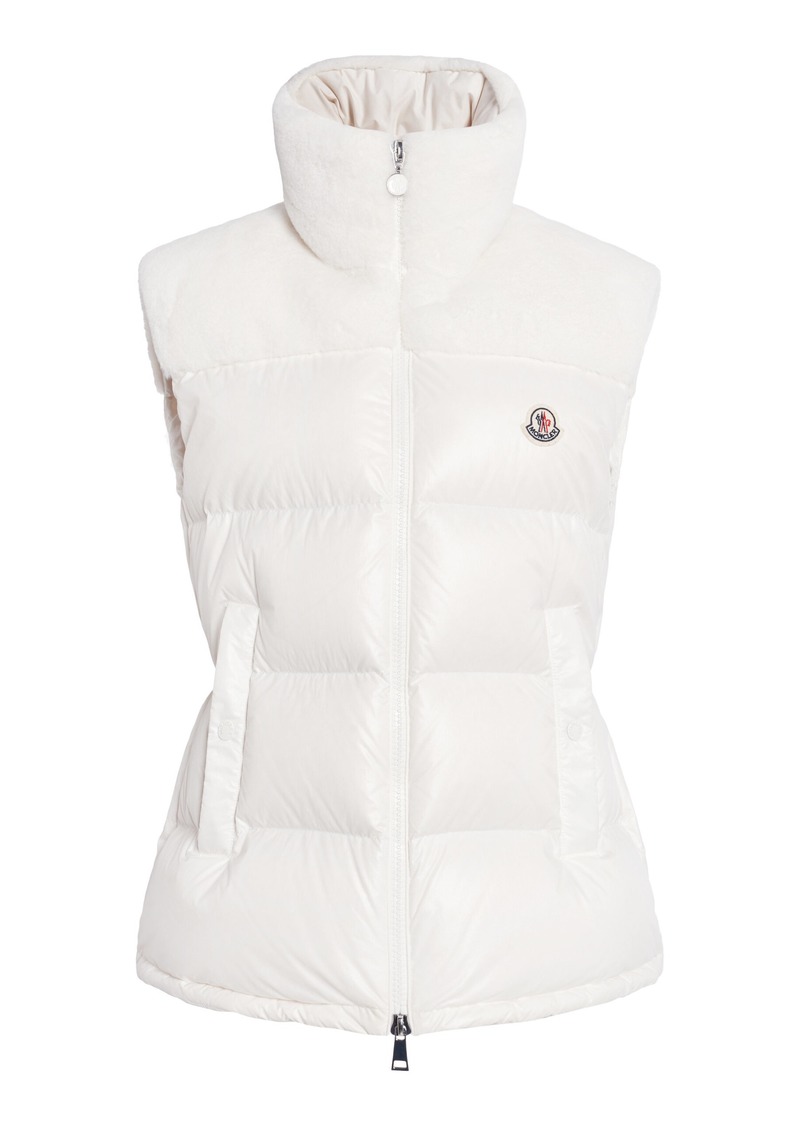 Moncler - Lempa Nylon Down Vest - White - 4 - Moda Operandi