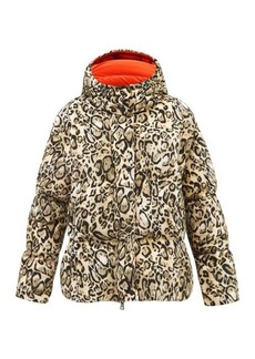 Moncler - Parana Leopard-print Quilted Down Jacket - Womens - Animal
