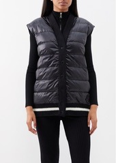 Moncler - Quilted Down Gilet - Womens - Black