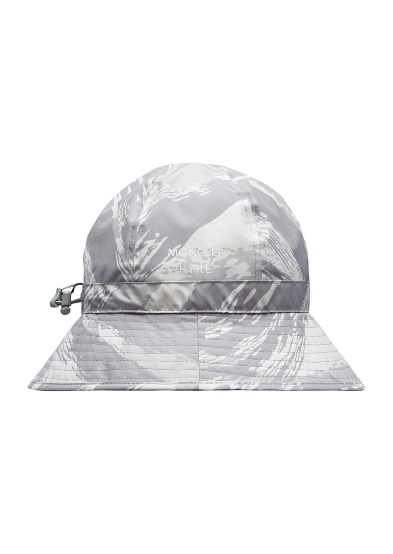 Moncler - Shell Bucket Hat - Grey - L - Moda Operandi