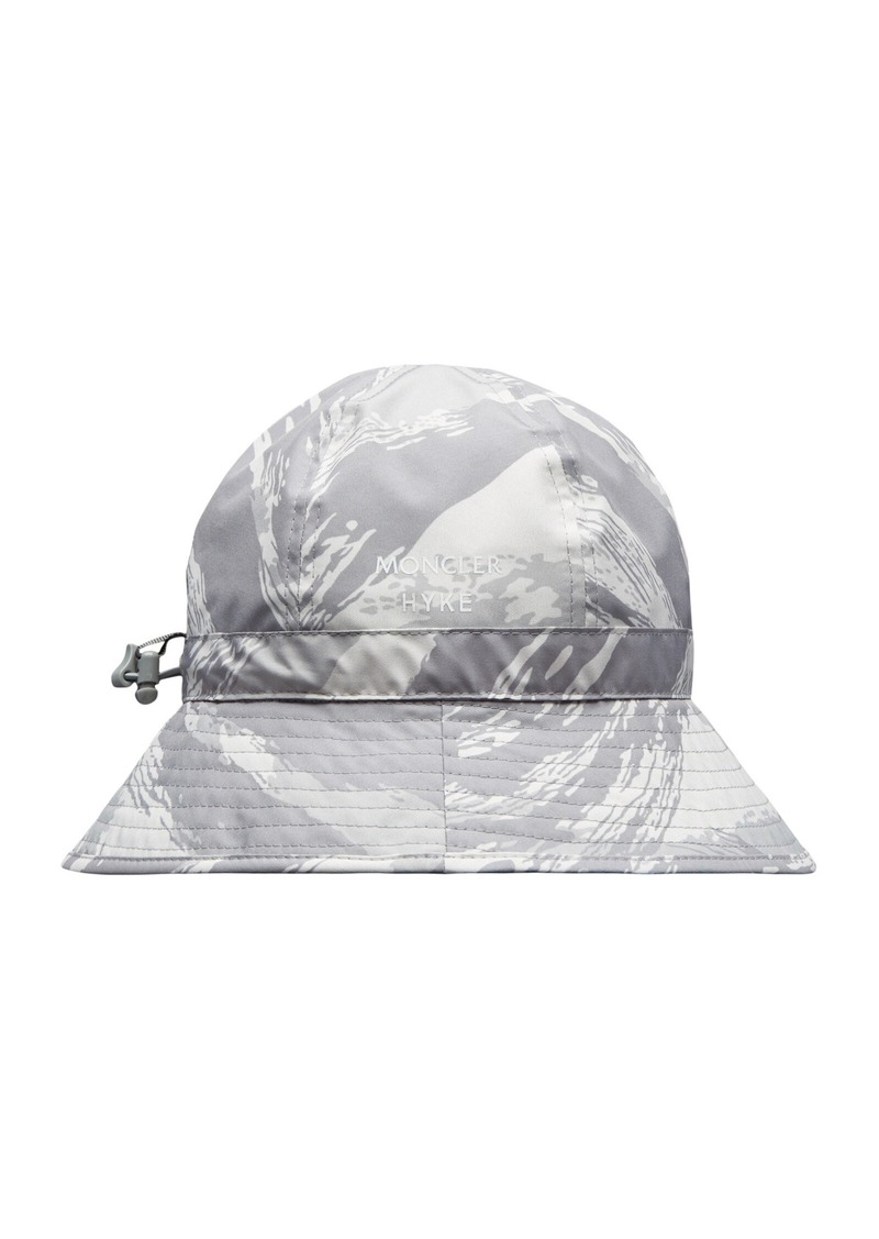 Moncler - Shell Bucket Hat - Grey - S - Moda Operandi