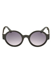 Moncler 51mm Round Sunglasses