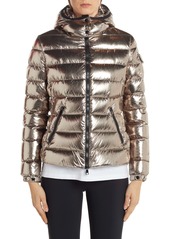 moncler hooded quilted down jacket