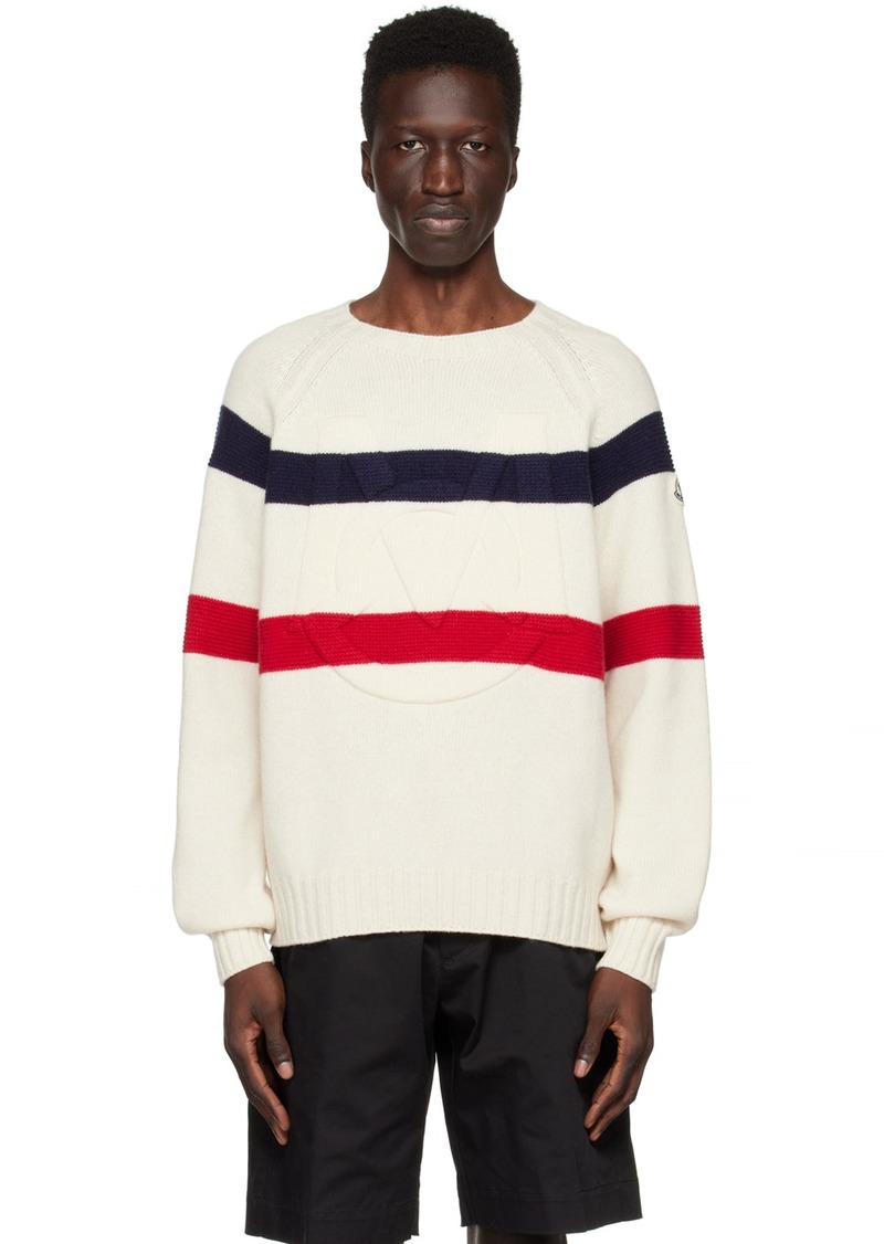 Moncler Beige Monogram Sweater