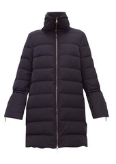 Moncler Belia fluted-sleeve quilted-down coat