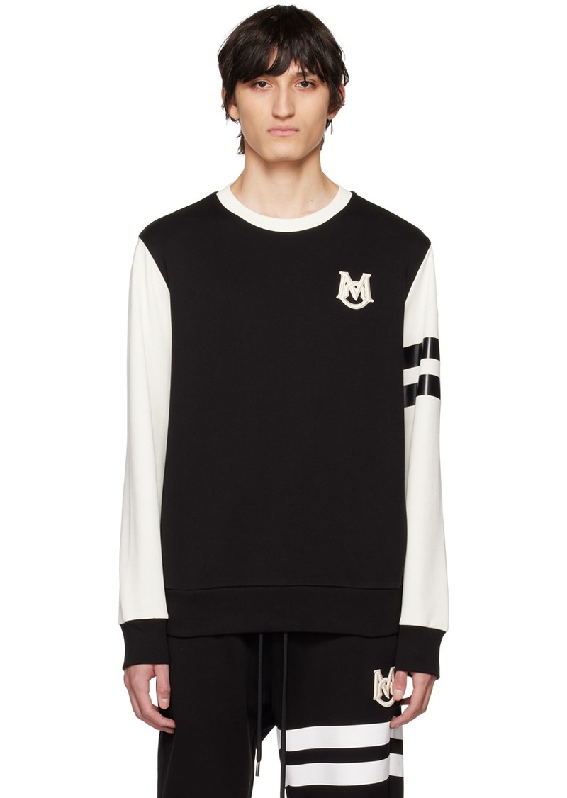 Moncler Black & White Monogram Sweatshirt