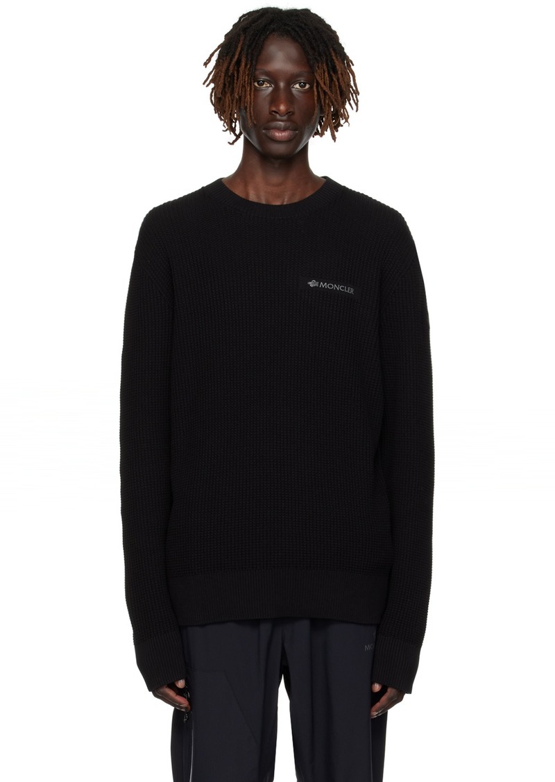 Moncler Black Bonded Sweater