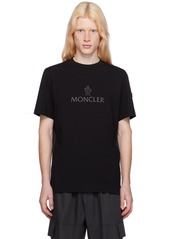Moncler Black Bonded T-Shirt