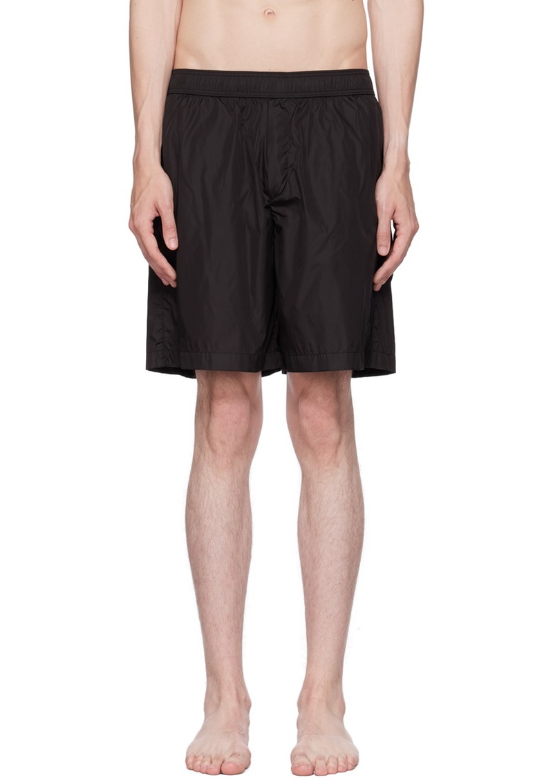 Moncler Black Boxer Mare Swim Shorts