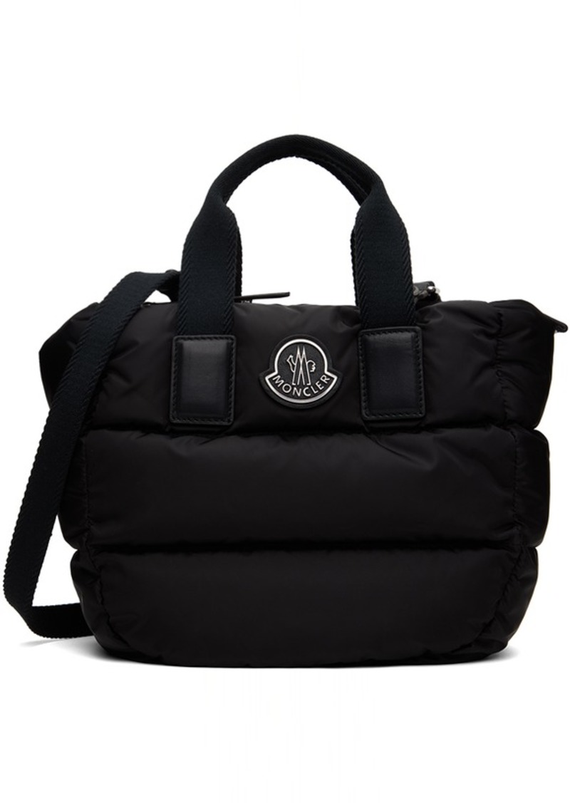 Moncler Black Down Caradoc Mini Tote