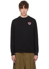Moncler Black Embroidered Sweatshirt