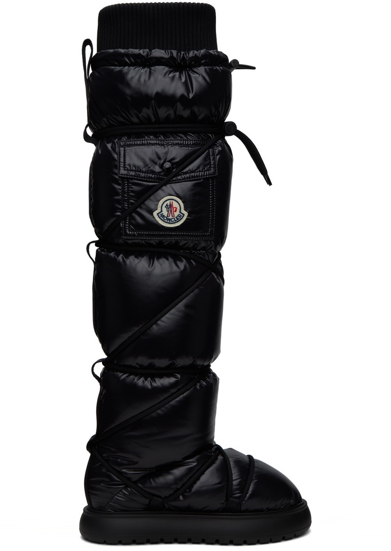 Moncler Black Gaia Pocket Boots