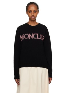 Moncler Black Intarsia Sweater