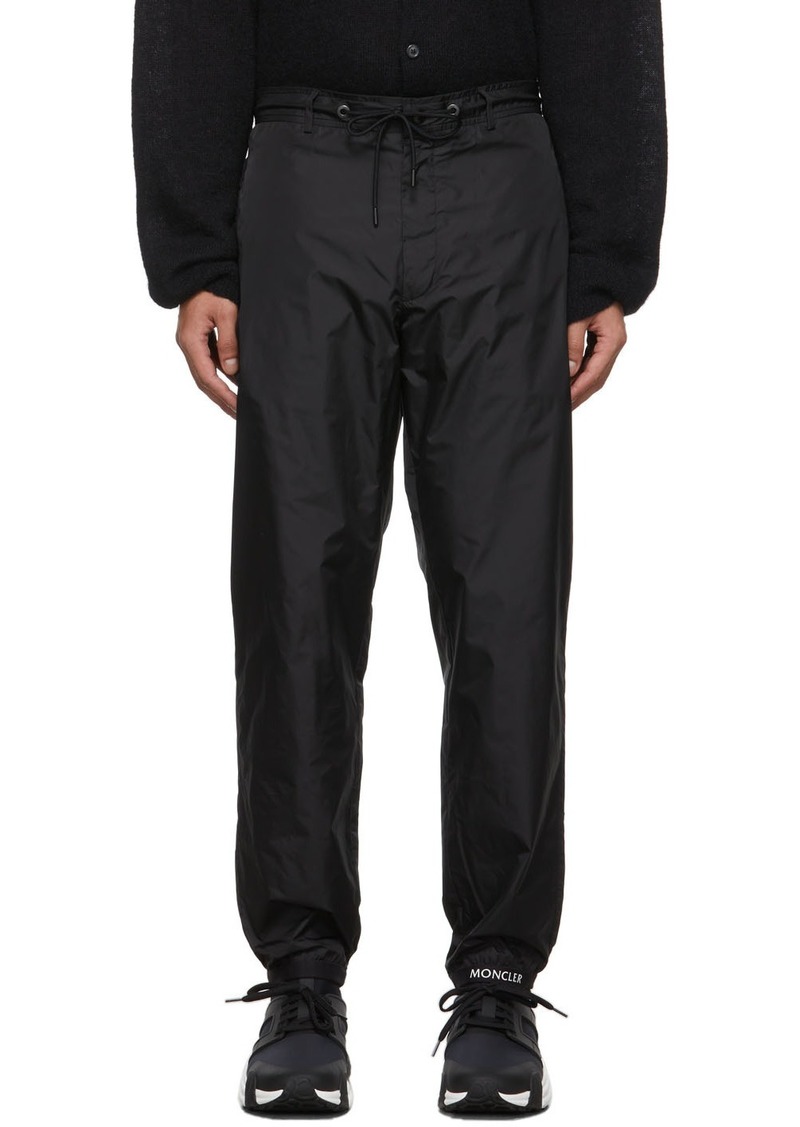 Moncler Black Nylon Lounge Pants