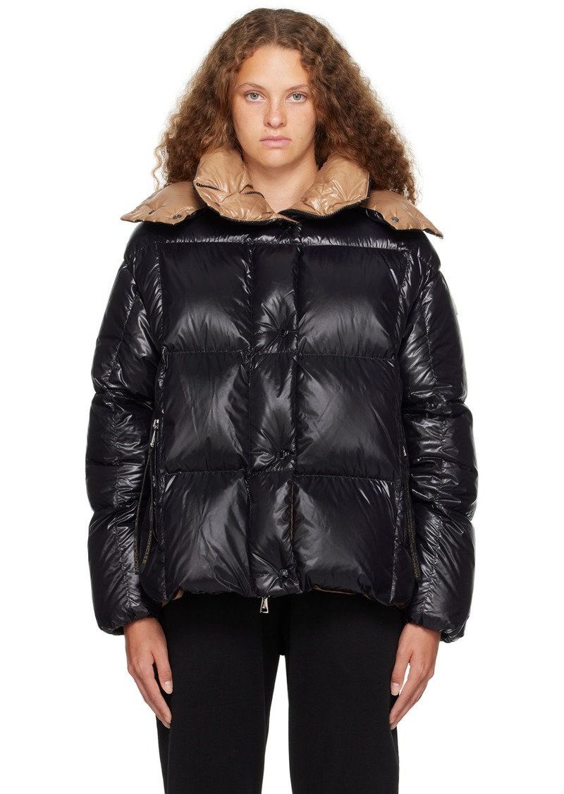 Moncler Black Parana Short Down Jacket