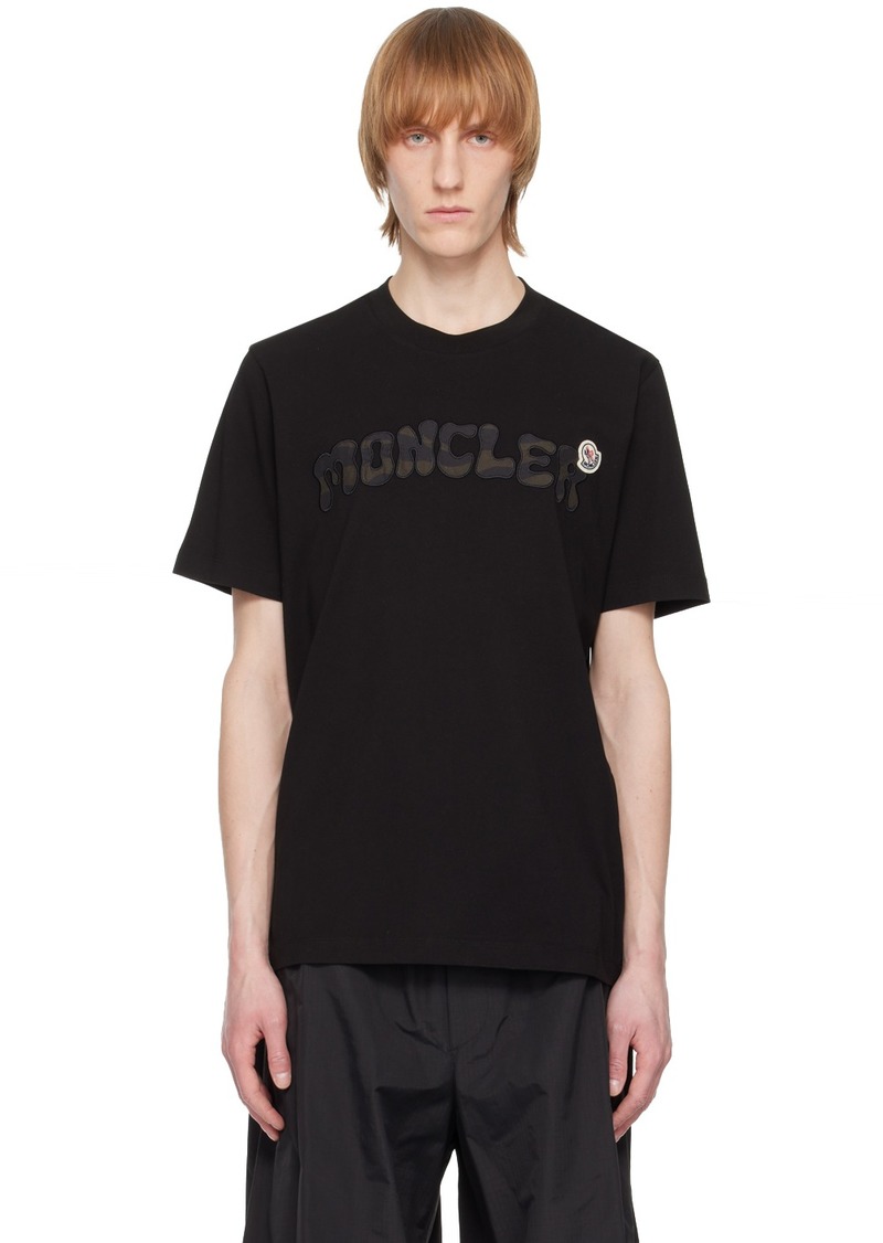 Moncler Black Patch T-Shirt