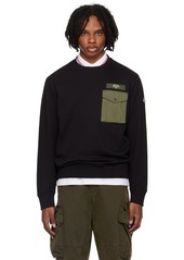 Moncler Black Pocket Sweatshirt