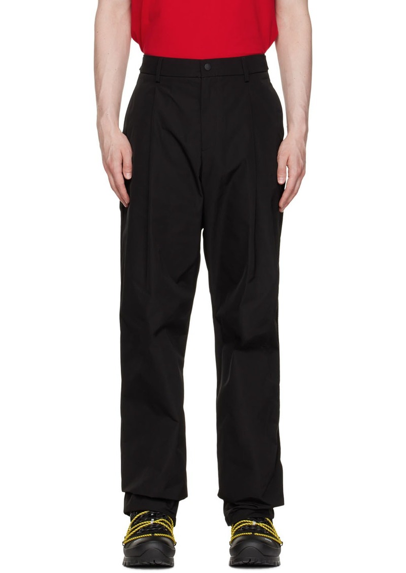 Moncler Black Polyester Trousers