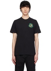 Moncler Black Printed T-Shirt